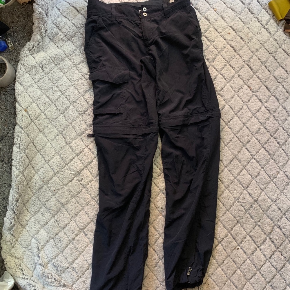 Navy Blue Convertible Columbia Cargo Pants XS